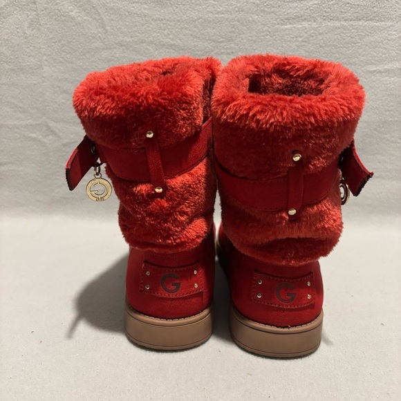 GBG Red Buckle Accent Cushioned Adlea Ankle Boots size 7 M - Picture 6 of 8